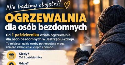 Ogrzewalnia przy ul. Północnej działa od 1 października