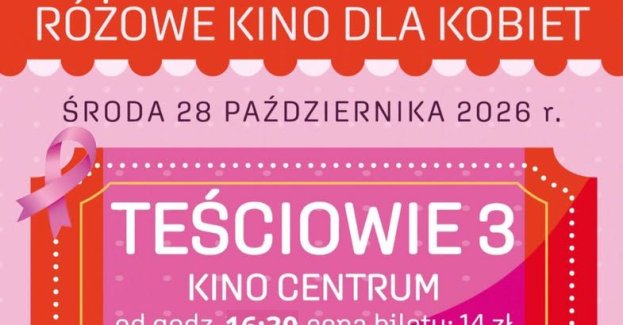 28 października odbędzie się Różowe Kino dla Kobiet. Wydarzenie rozpocznie się o godzinie 16:30, a jego finałem będzie projekcja trzeciej części filmu „Teściowie”.